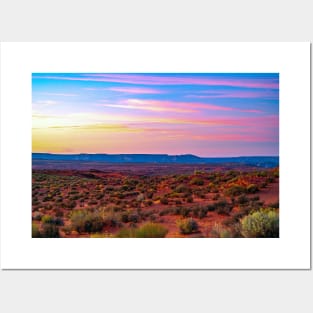 In the Desert of Horseshoe Bend Posters and Art